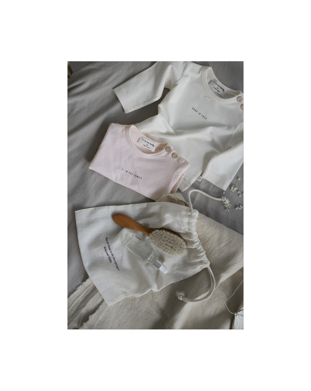 One More In The Family - Lot de 2 T-shirts manches longues blush SASHA