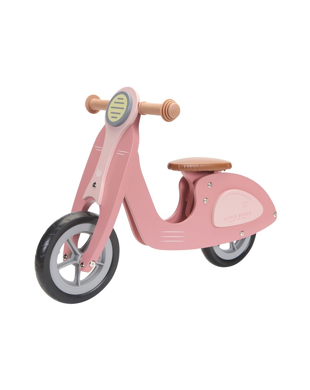 Little Dutch - Scooter Draisienne en bois Rose