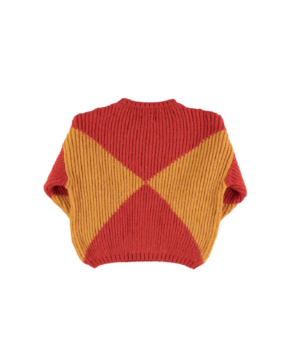 Piupiuchick - Pull en maille - Knitted sweater - Red &orange