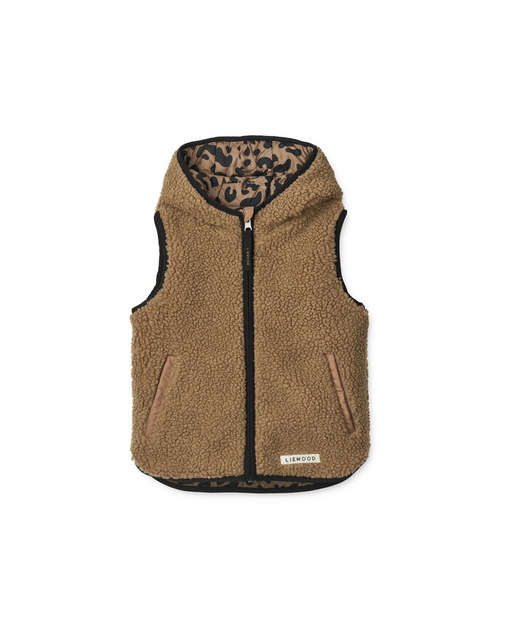 Liewood - Veste Diana réversible sans manches - Leopard / Marron