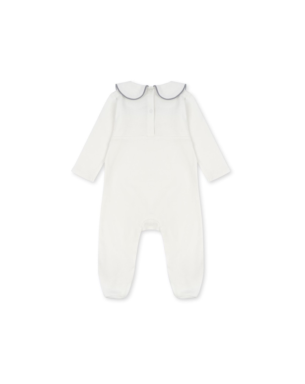 Konges Slojd - Pyjama Coton bio - Col claudine - My first Christmas - Blanc