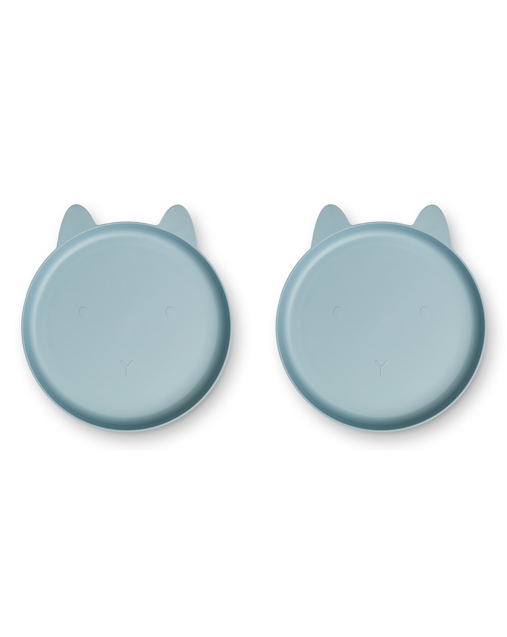 Liewood - Lot de 2 assiettes Maé Lapin Bleu