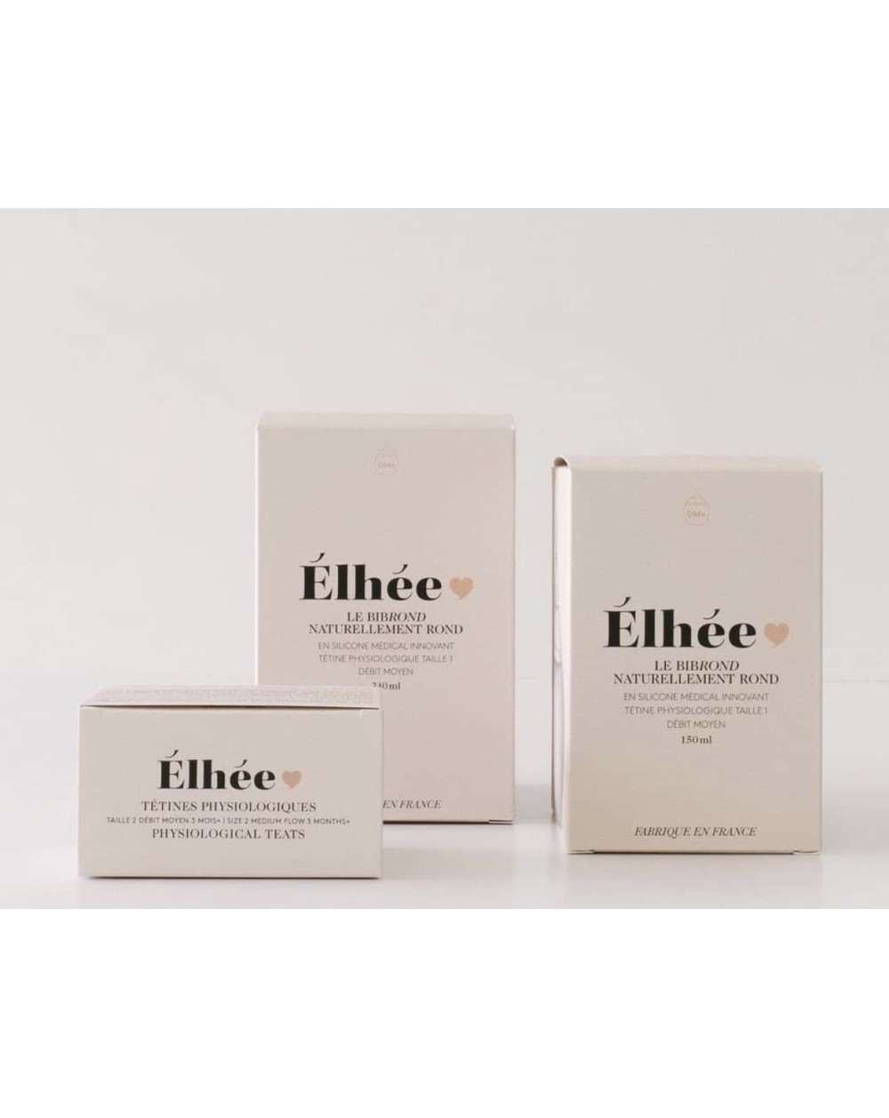 Elhée 150ml le biberon naturellement rond - Oats