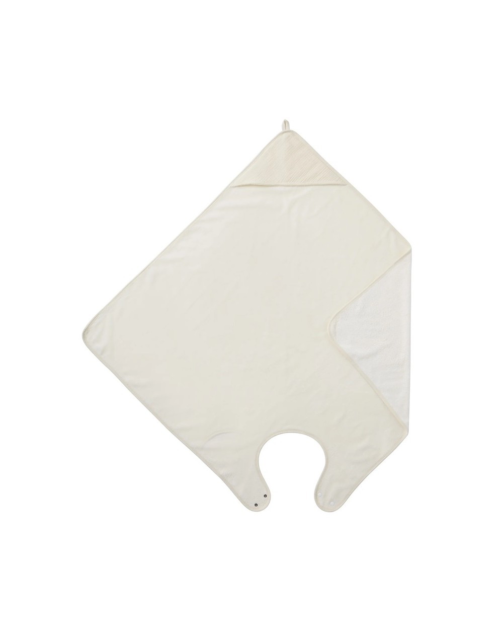 BB & CO - Cape de bain tablier - Bambou & gaze mousse de lait