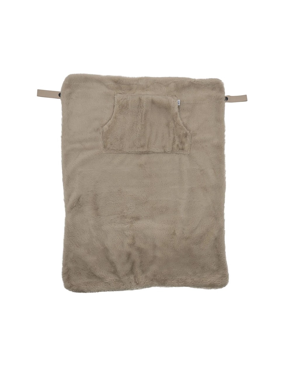 BB & CO - Couverture Nomade - Fausse Fourrure Angora - Beige